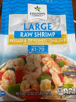 Raw Shrimp Peeled & Deveined - Tail Off