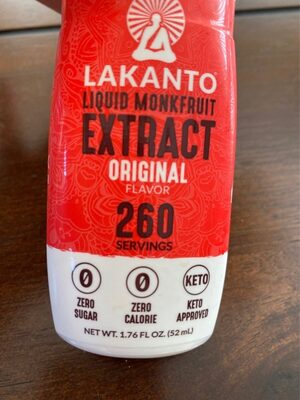 Liquid Monk Fruit Extract Sweetener
