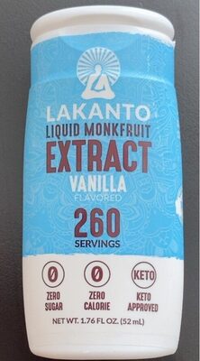 Vanilla Monk Fruit Extract Drops