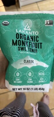 Organic Monkfruit Sweetener Classic