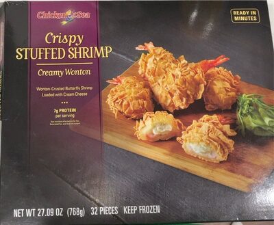 Crispy stiffed shrimp front packaging