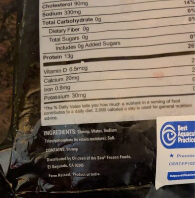 Premium Sgrimp cooked