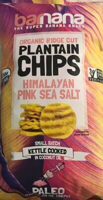 Organic Ridge Cut Plantain Chips