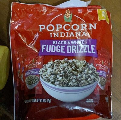 Black & white fudge drizzle