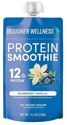 Blueberry Vanilla Protein Smoothie