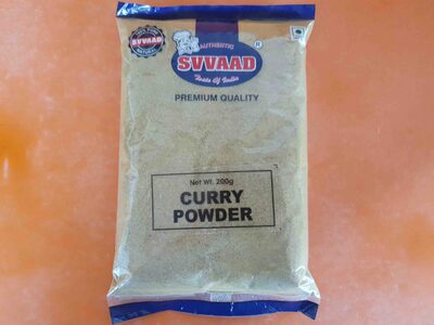 Curry powder front packaging