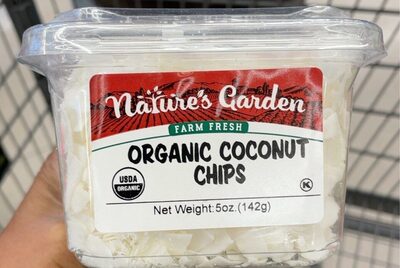 Organic coconut chips