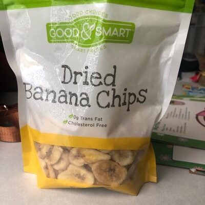 Dried banana chips
