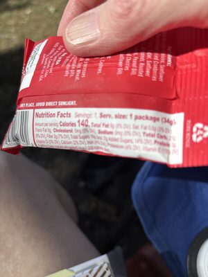 Antioxidant trail mix nutrition facts table