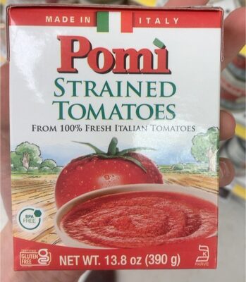 Strained tomatoes