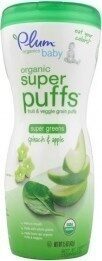 Super puffs organic grain cereal snack