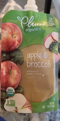 Apple and broccoli