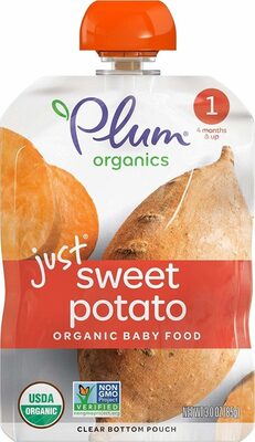 Sweet potato organic baby food