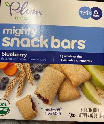 Plum tots bars tots snacks blueberry carrot
