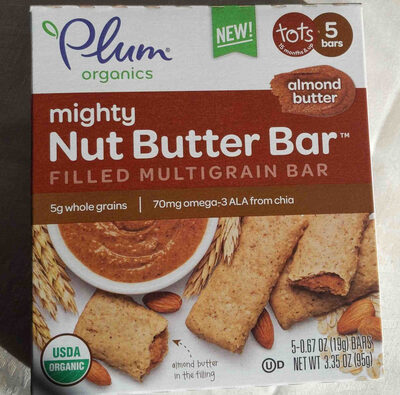 Plum tots bars tots snacks almond butter