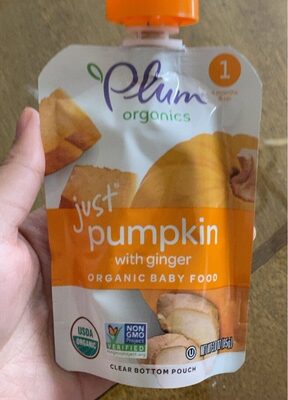 Plum organics just pumpkin