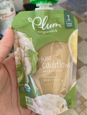 Plum organics just cauliflower