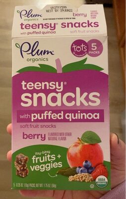 Teensy Snacks with Puffed Quinoa