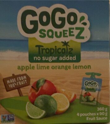 Apple Lime Lemon Orange Fruit Sauce front packaging