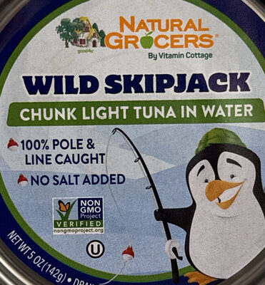 Wild Skipjack Chunk Light Tuna in Water