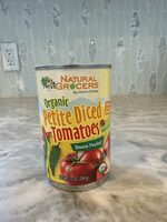 Organic petite diced tomatoes