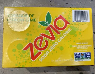 Lemon Lime Twist Soda front packaging