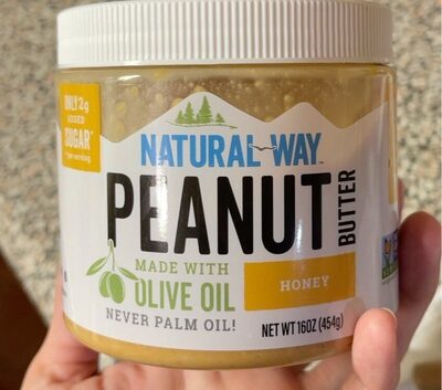 Honey Peanut Butter made with olive oil