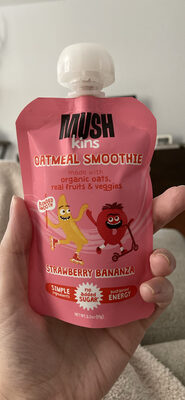 Oatmeal Smoothie Strawberry Bananza