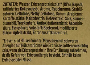 Beyond Burger ingredients label