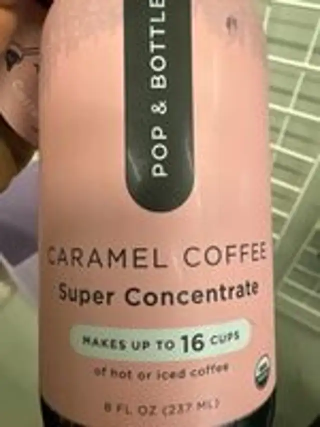 Pop & Bottle caramel coffee concentrate