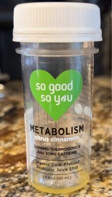 Metabolism Citrus Cinnamon Probiotic Shot