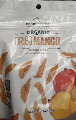 Organic Dried Mango front packaging