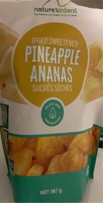 Dried Sweetened Pineapple Sulfite Free