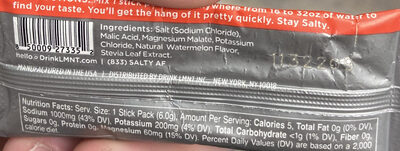 ELECTROLYTE DRINK MIX - Watermelon Salt