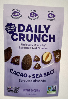 Daily Crunch Cacao + Sea Salt Sprouted Almonds