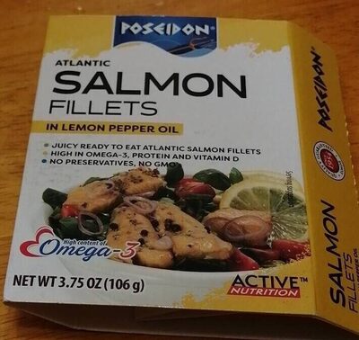 Atlantic Salmon Fillets in Lemon Pepper Oil