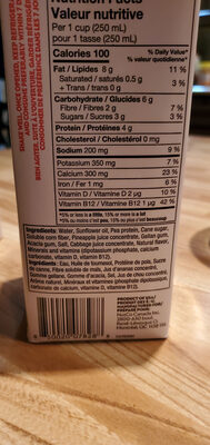 boisson à base de plantes enrichie