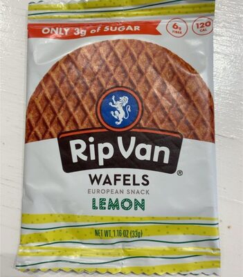 Lemon Wafels Only 3g of Sugar