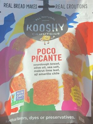 Poco picante croutons
