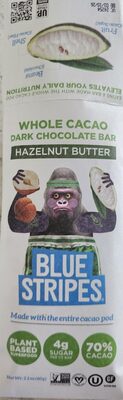 Whole Cacao Chocolate Bar Hazelnut Butter