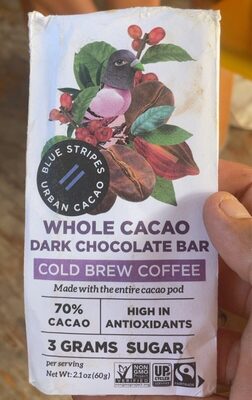 Whole Cacao Chocolate Bar Cold Brew Coffee