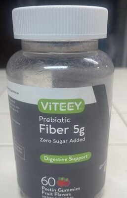 Prebiotic Fiber Gummies - fruit flavors front packaging