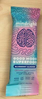 Nootropic-Infused Protein Bar - Blueberry Almond