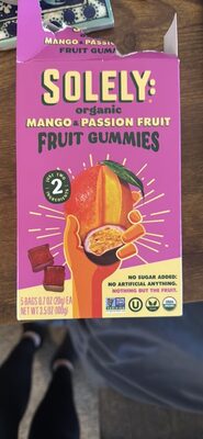Mango & Passion Fruit Fruit Gummies
