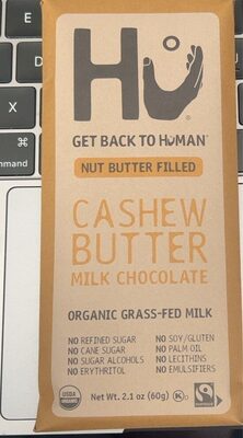 Cashew butter milk chocolate