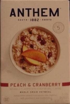 Peach & Cranberry Oatmeal