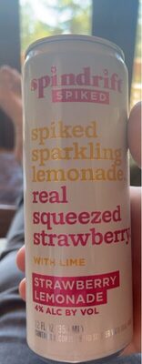 Spiked Sparkling Lemonade Strawberry Lemonade
