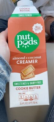 Cookie butter almond coconut creamer