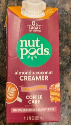 Coffee Cake Almond + Coconut Unsweetened Creamer