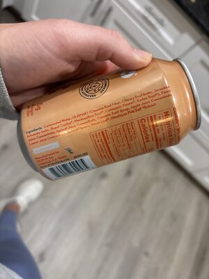 Peaches & Cream ingredients label